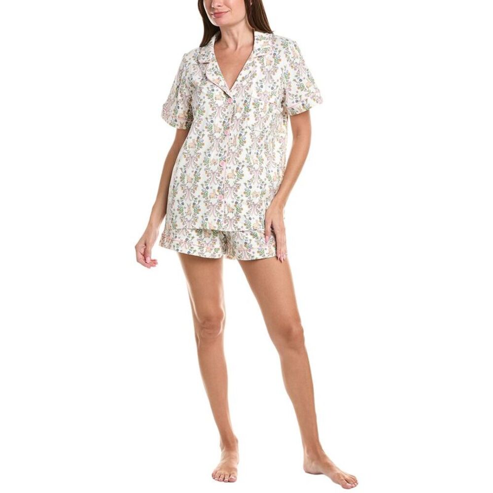 Bedhead Womens 2Pc Short Pajama Set, Green